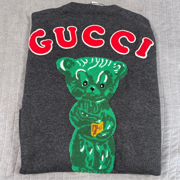 🛑SOLD🛑🧸GUCCI GARDEN GUMMY CARDIGAN ¡RARE!🧸 - Picture 7 of 8